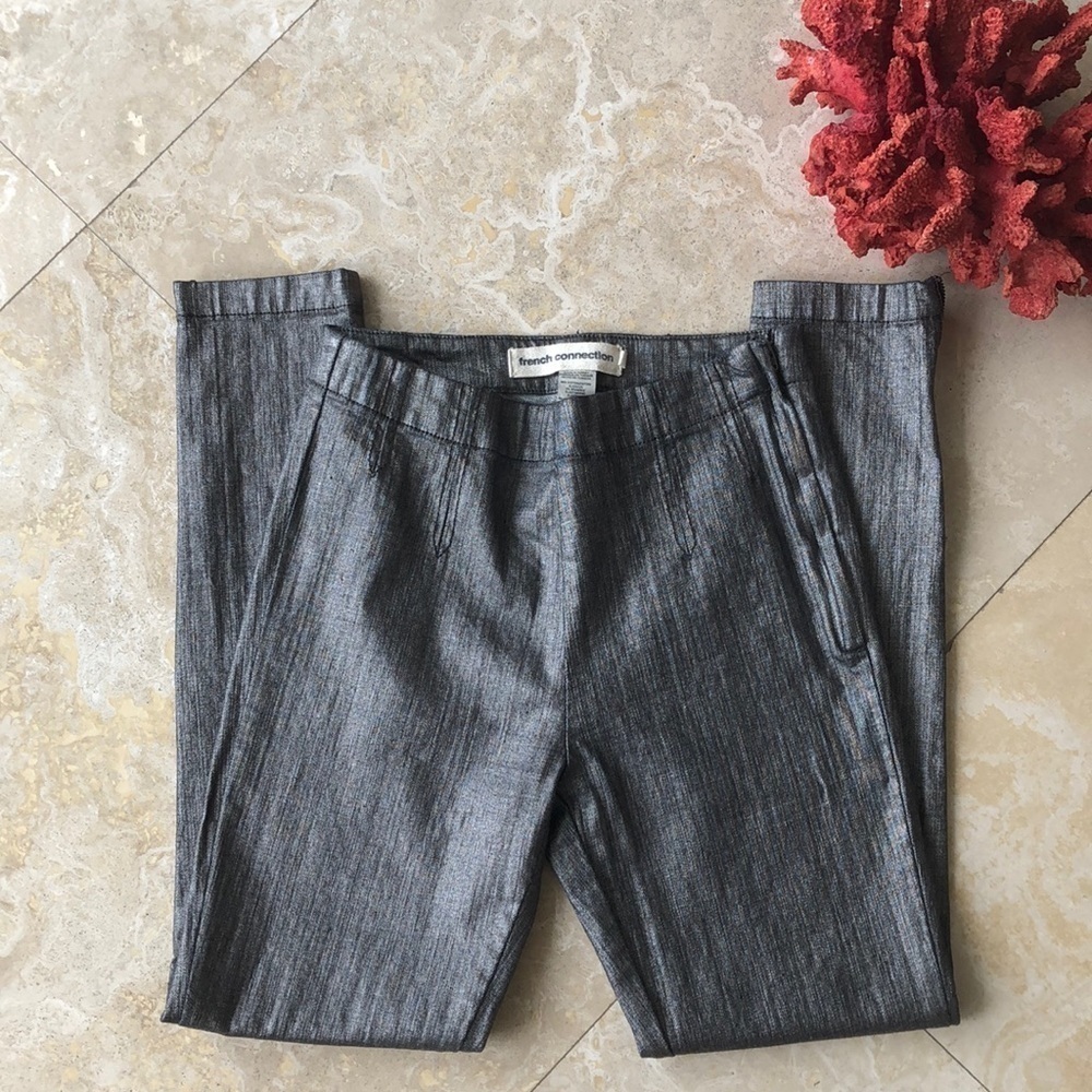 French Connection - Silver Washed Denim Jeans - 6